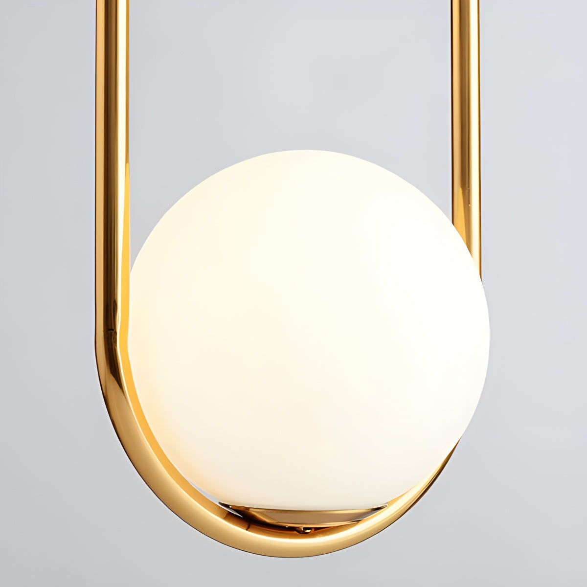 Modern Minimalist Pendant Light with Brushed Metal Finish