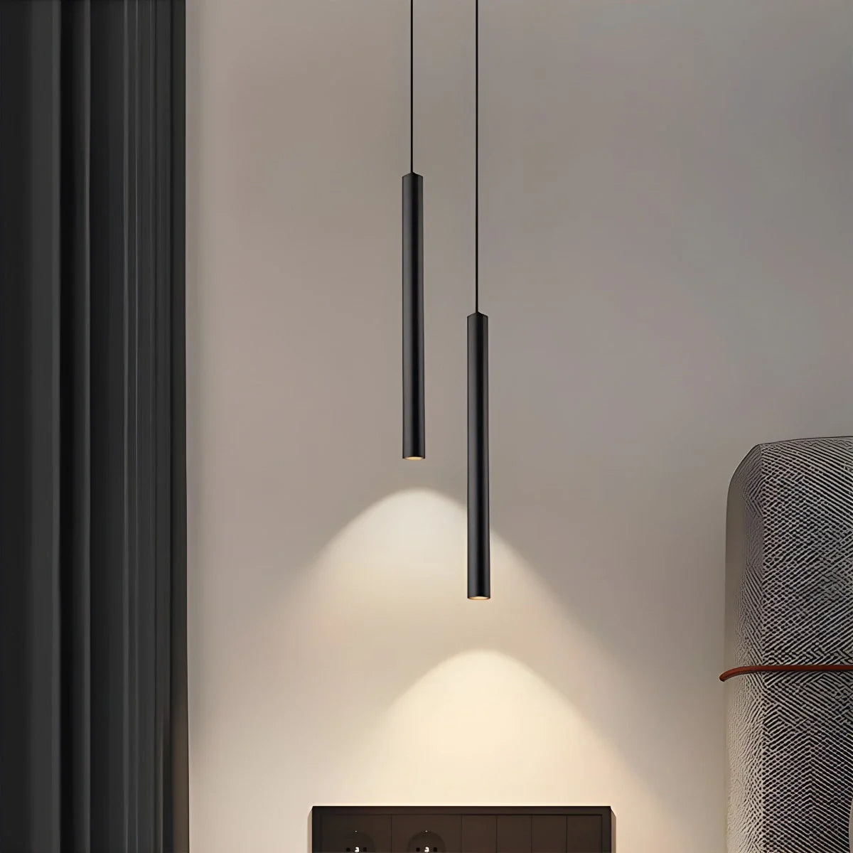 Modern LED Pendant Light with Sleek Tube Design for Contemporary Spaces