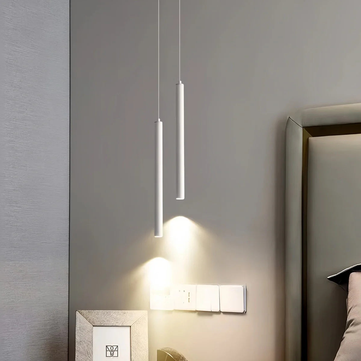 Modern LED Pendant Light with Sleek Tube Design for Contemporary Spaces