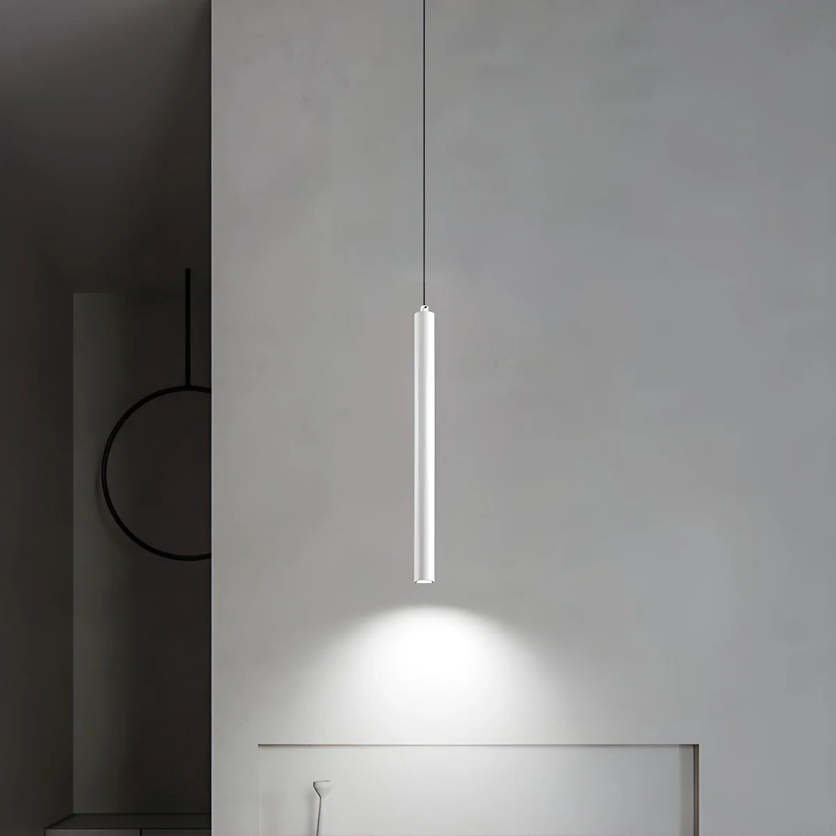 Modern LED Pendant Light with Sleek Tube Design for Contemporary Spaces