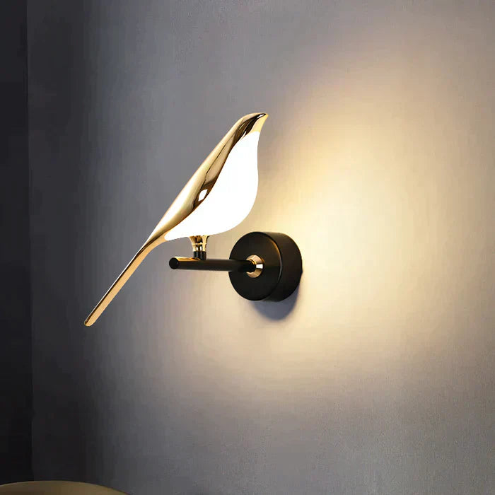 Scandinavian LED Bird Wall Lamp for Modern Home Decor