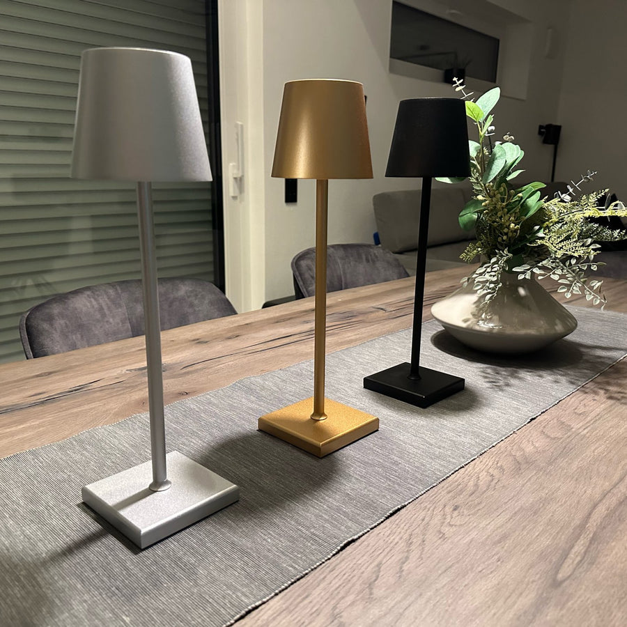 Metallic Touch Sensor Table Lamp