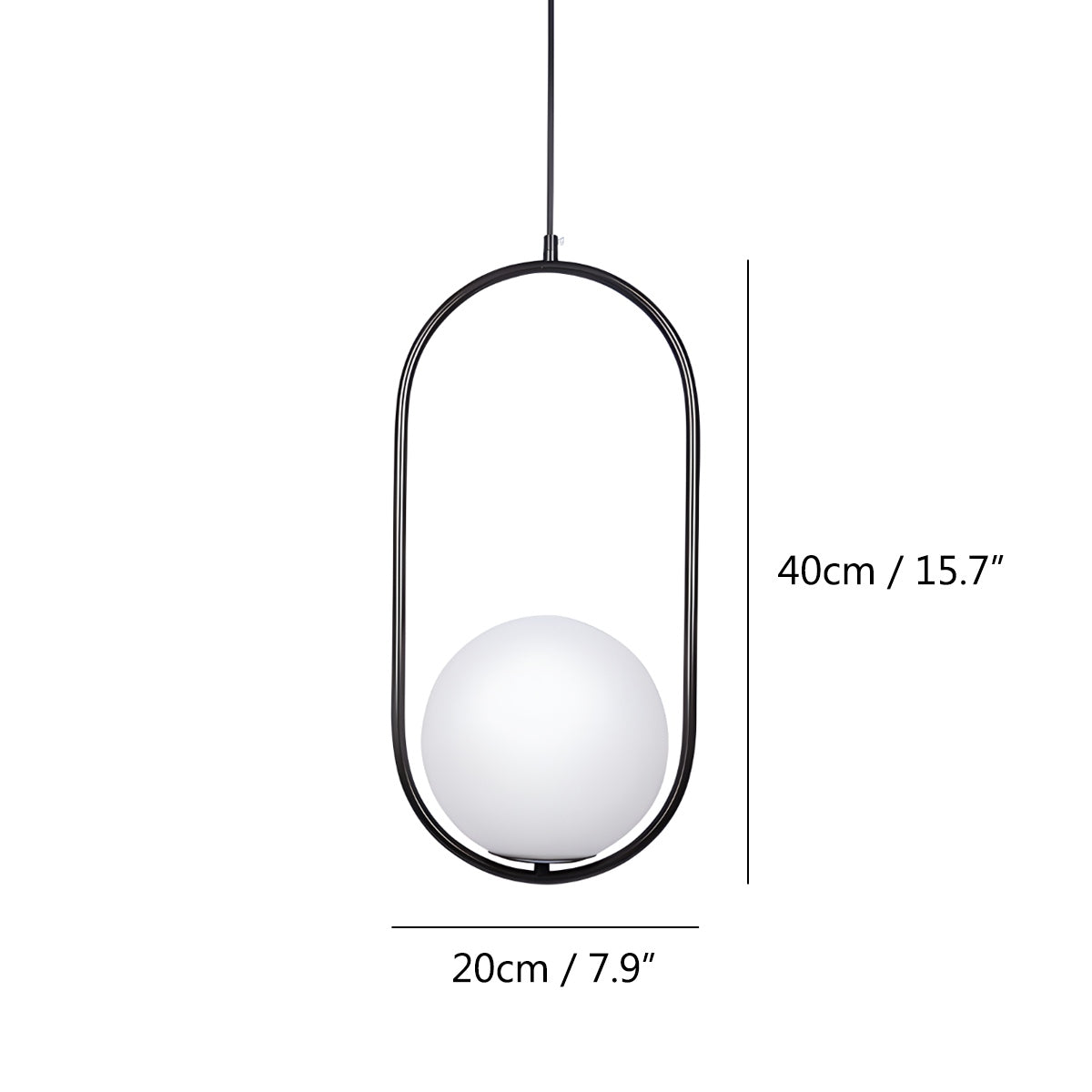 Modern Minimalist Pendant Light with Brushed Metal Finish