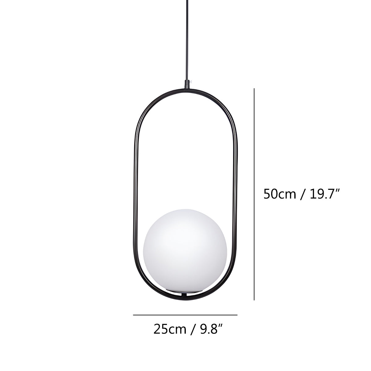 Modern Minimalist Pendant Light with Brushed Metal Finish