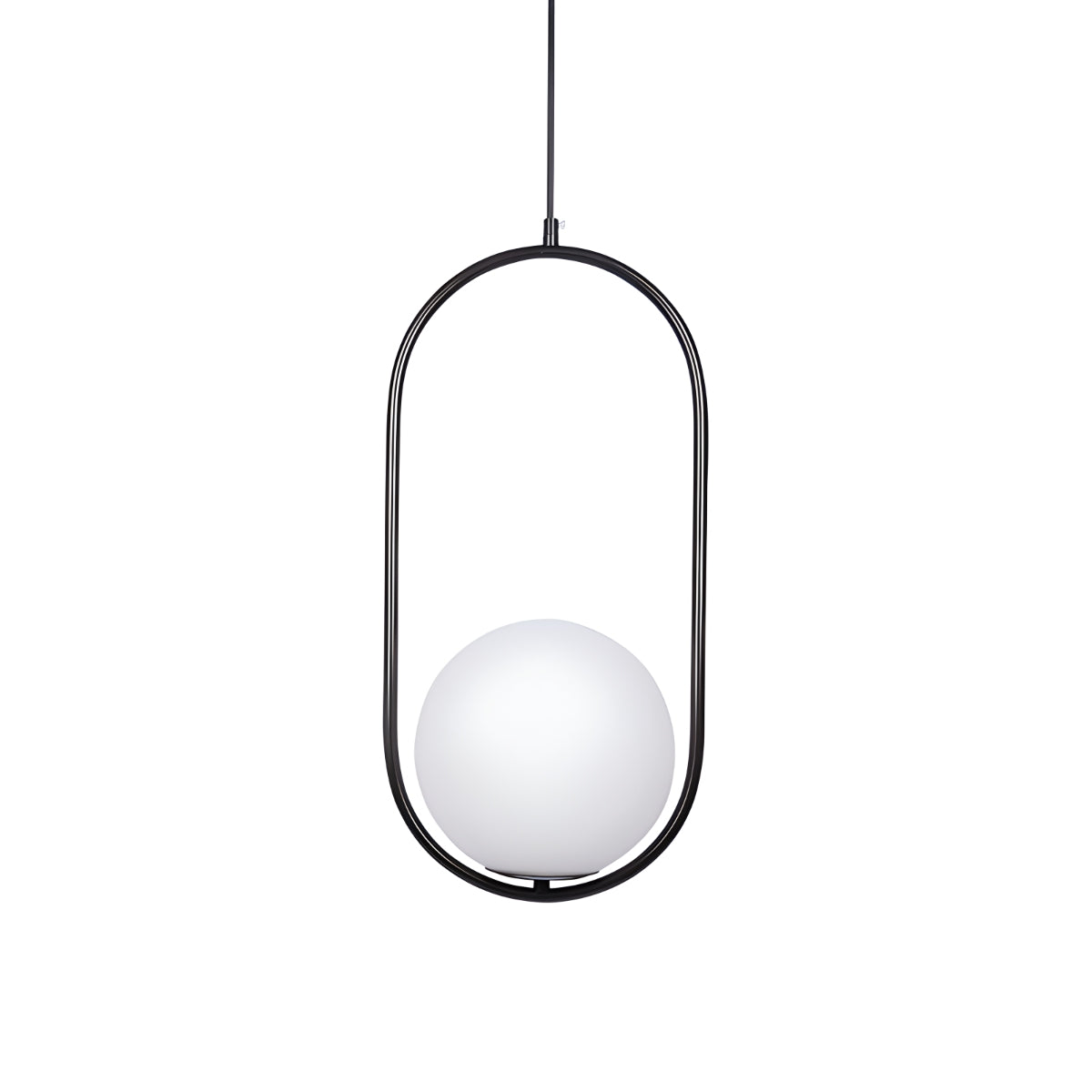 Modern Minimalist Pendant Light with Brushed Metal Finish