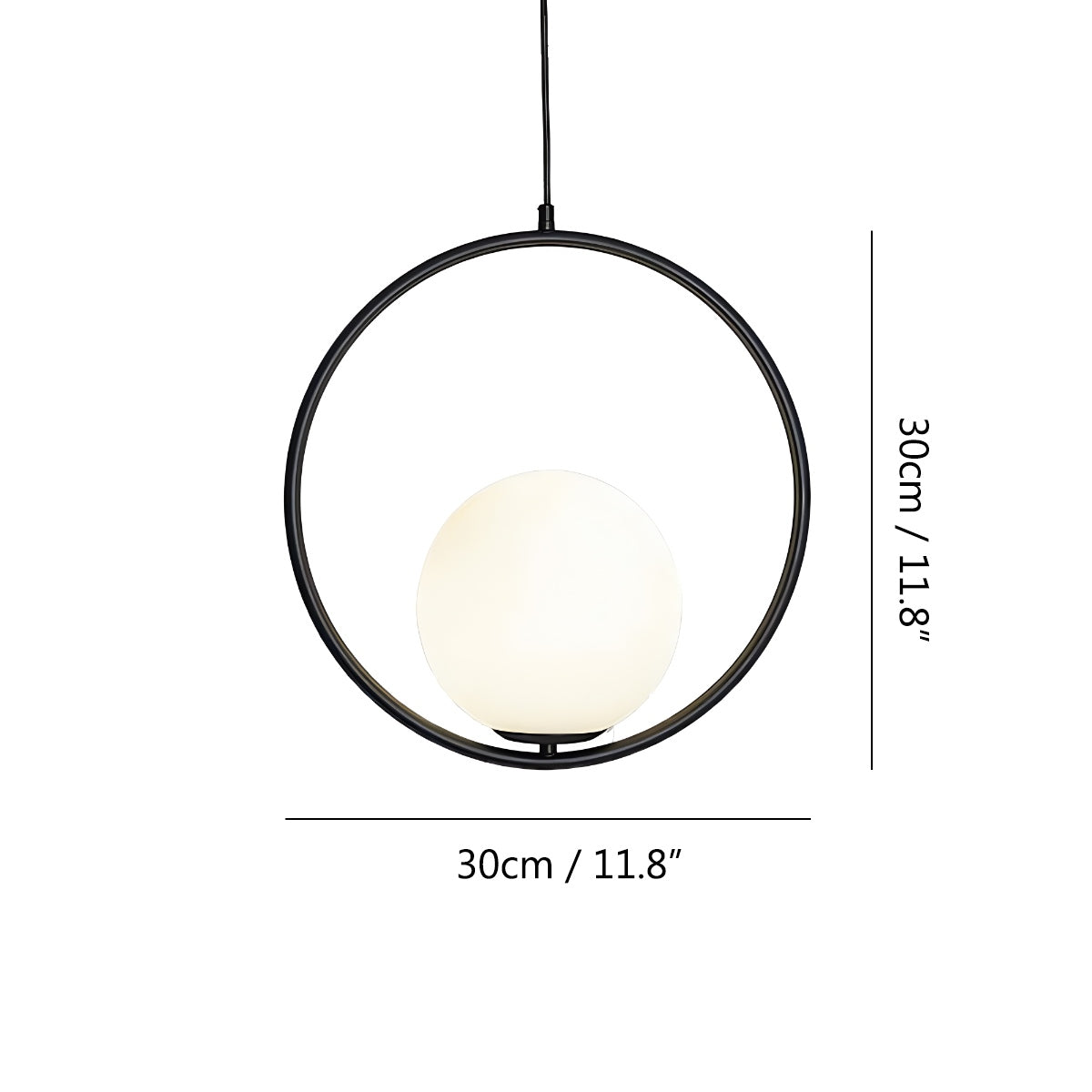 Modern Minimalist Pendant Light with Brushed Metal Finish