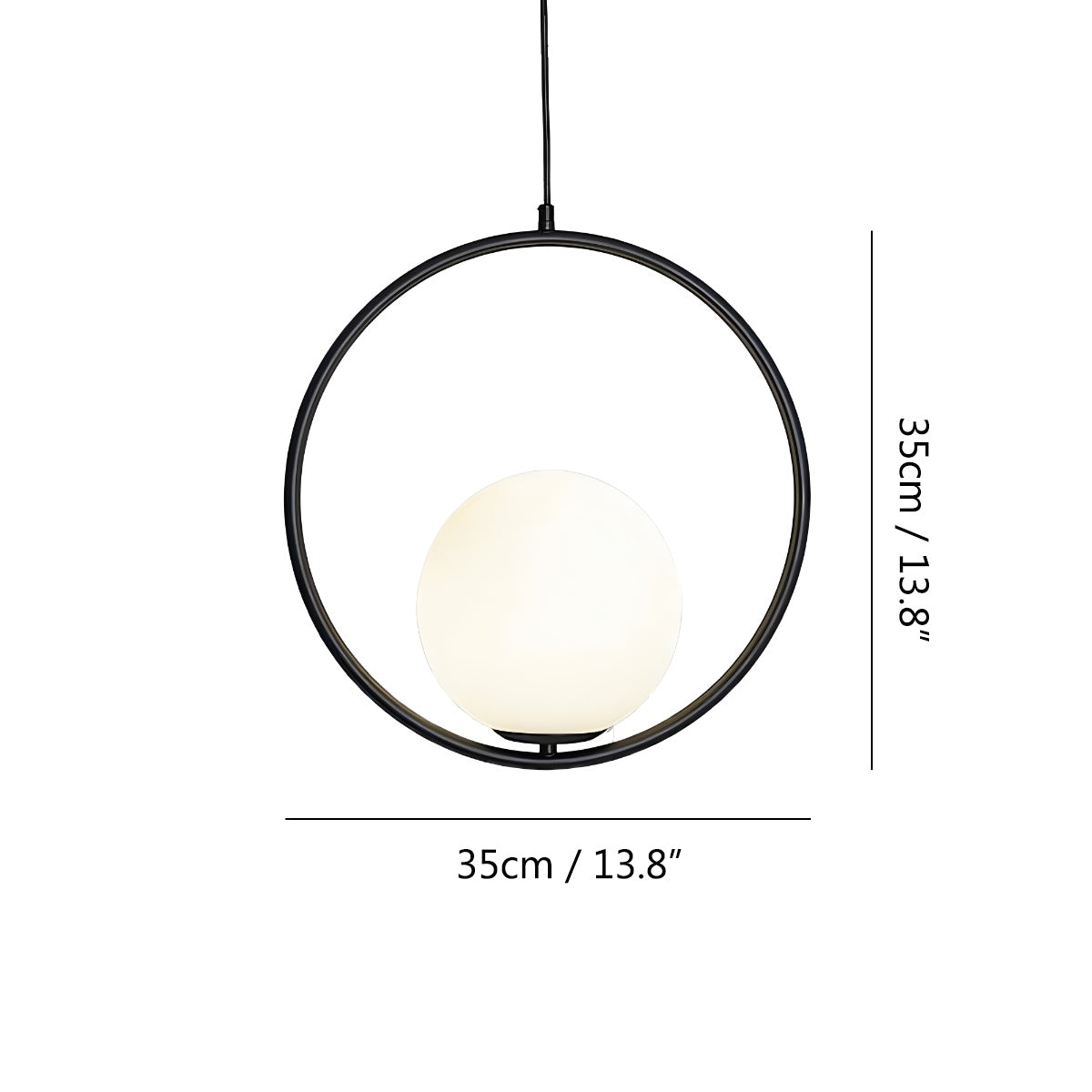 Modern Minimalist Pendant Light with Brushed Metal Finish